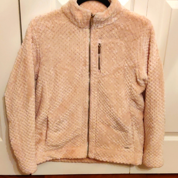 Calvin Klein Light Pink Fleece Jacket - Picture 2 of 8